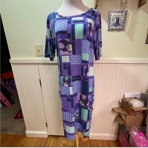 Lularoe Julia Maleficent Dress NWOT